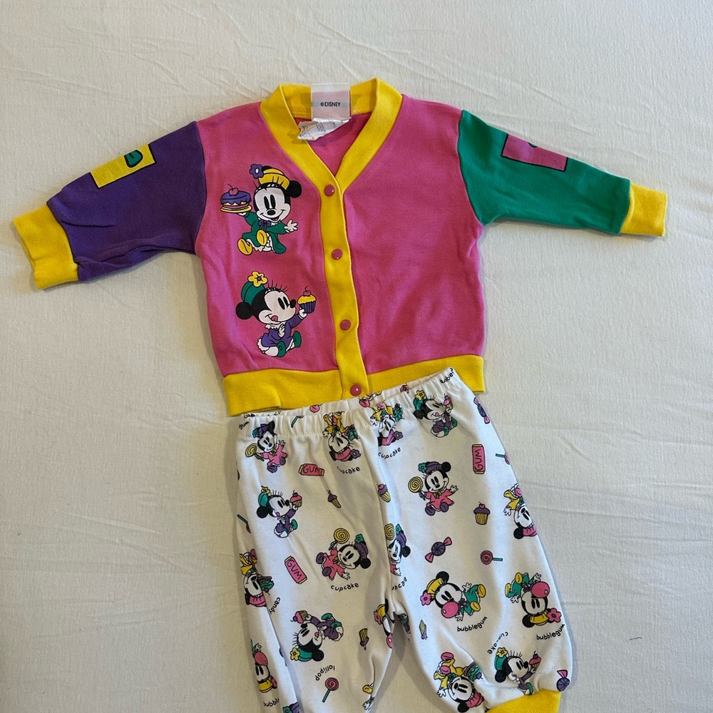 Disney Kids Matching Set - Pink, Purple, Green